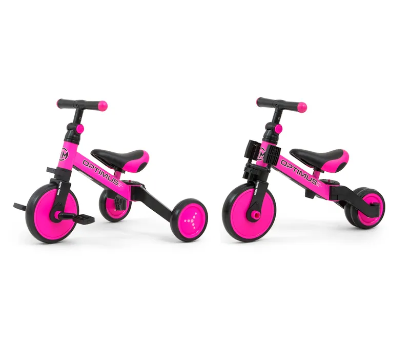MILLY MALLY Rowerek 3w1 Optimus Pink