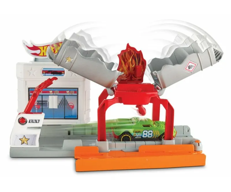 MATTEL FJN36 Hot Wheels Pożar Na Stacji