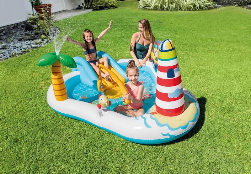 INTEX 57162NP Plac Zabaw Wędkarz 218cm X 188cm X 99cm