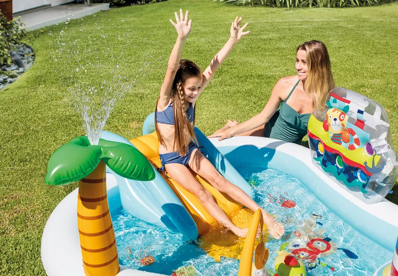 INTEX 57162NP Plac Zabaw Wędkarz 218cm X 188cm X 99cm