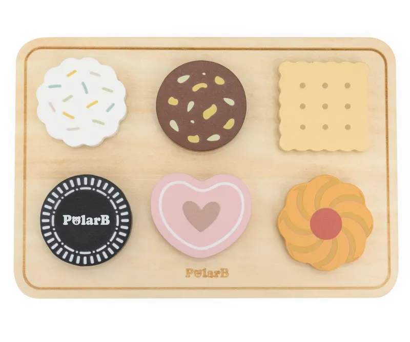 VIGA 44260 PolarB Drewniana Kuchenka – Piekarnik I Zestaw Ciastek