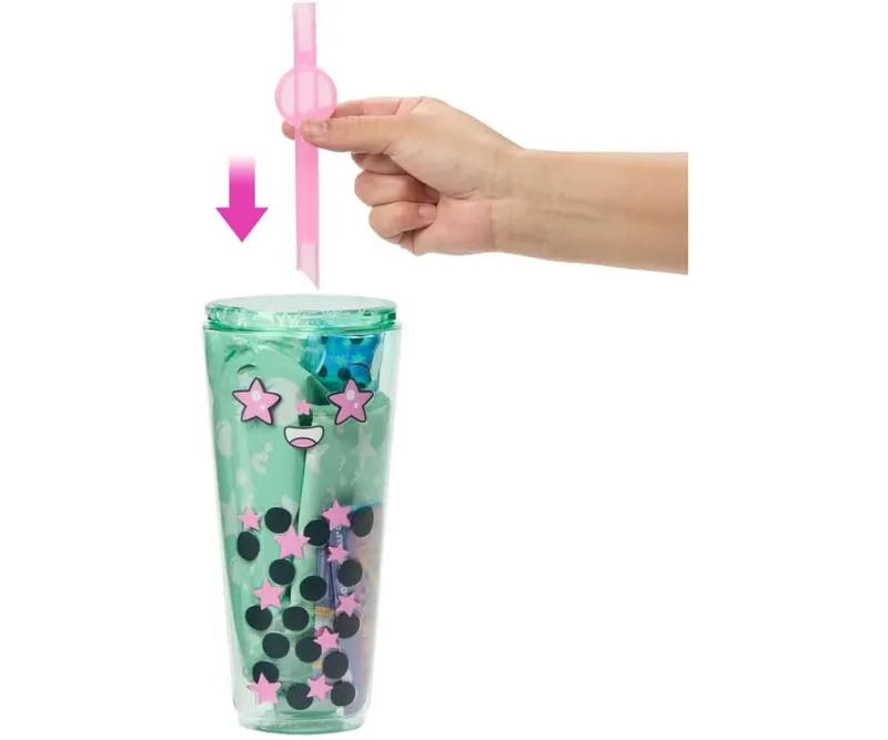 MATTEL HTJ18 BARBIE Pop Reveal Bubble Tea Herbata - Zielona