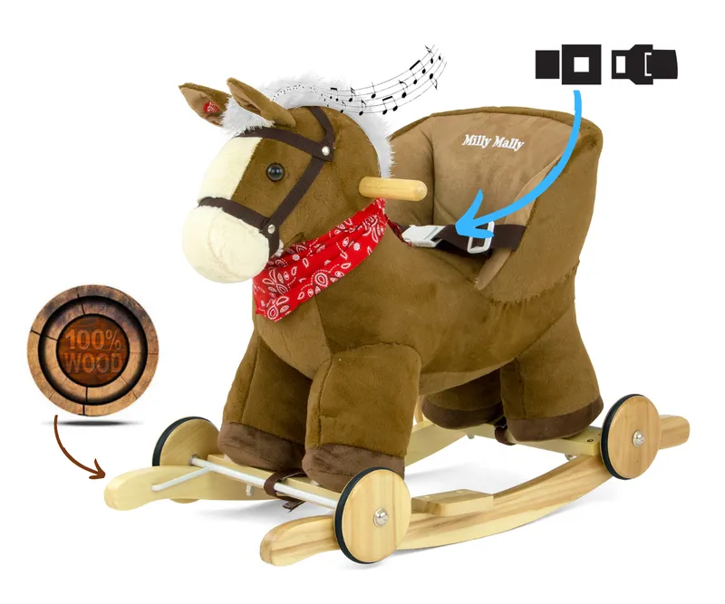 MILLY MALLY Koń Polly Dark Brown