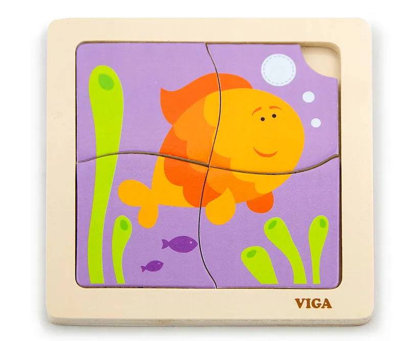 VIGA 50144 Puzzle Na Podkładce - Rybka