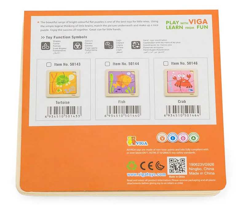 VIGA 50144 Puzzle Na Podkładce - Rybka