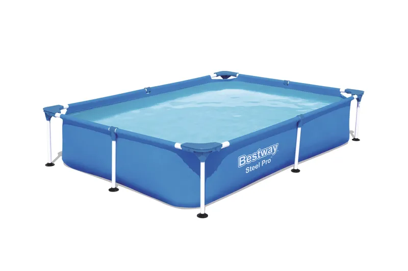 BESTWAY 56401 Basem Stelażowy Steel Pro Prostokątny 2.21m X 1.5m X 43cm