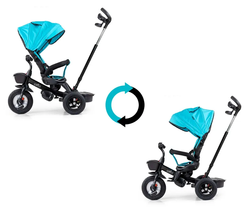 MILLY MALLY Rowerek Trójkołowy Movi Black-Mint