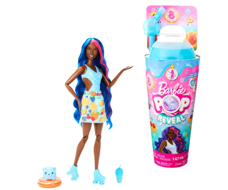 MATTEL HNW42 BARBIE Pop Reveal Owocowy Miks