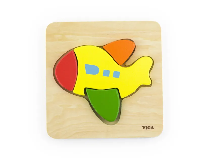 VIGA 50173 Pierwsze Puzzle Maluszka - Samolot