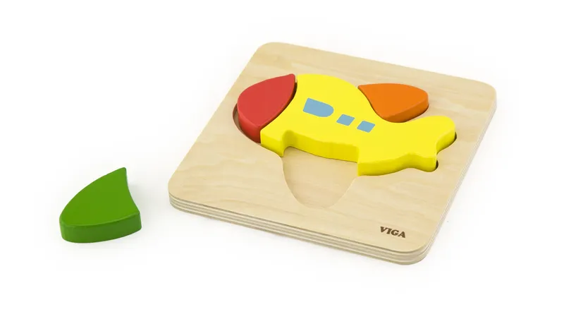 VIGA 50173 Pierwsze Puzzle Maluszka - Samolot