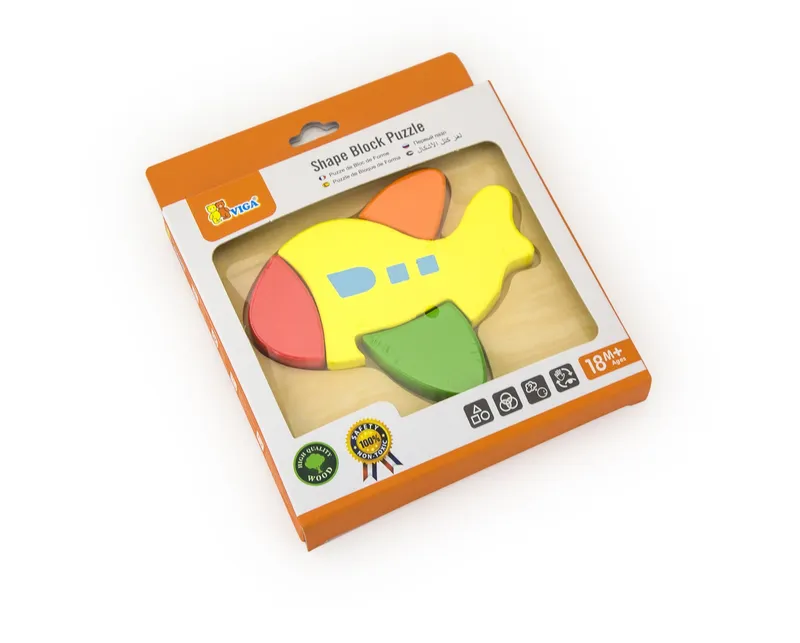 VIGA 50173 Pierwsze Puzzle Maluszka - Samolot