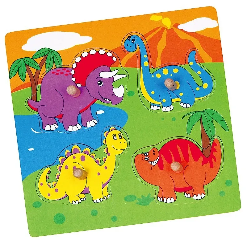 VIGA 59565 Puzzle Niespodzianka - Dinozaury