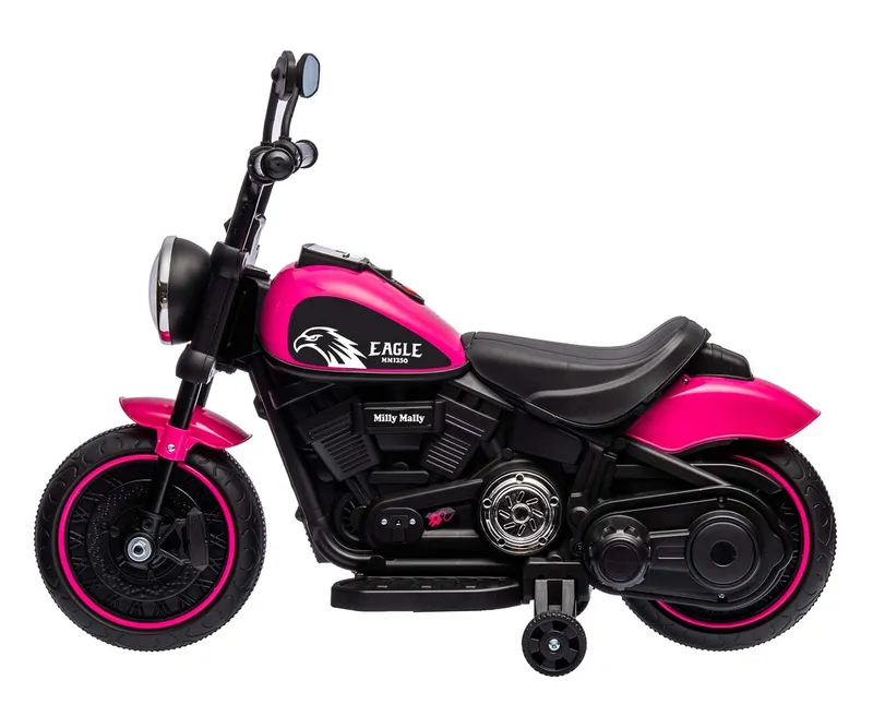 MILLY MALLY Pojazd Na Akumulator Motocykl Eagle Pink