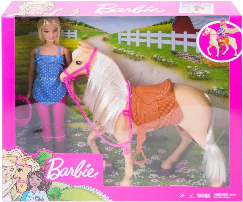 MATTEL FXH13 Lalka BARBIE W Stroju Jeździeckim