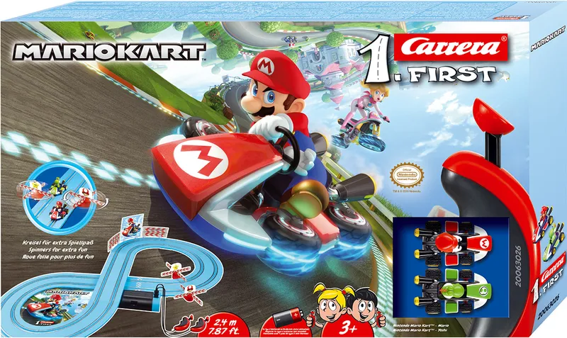 CARRERA First 20063026 Nintendo Mario Kart - Mario And Yoshi 2,4m