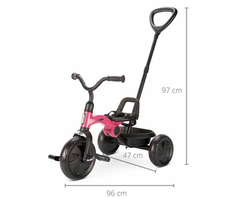 QPLAY Rowerek Trójkołowy Ant Plus Rose