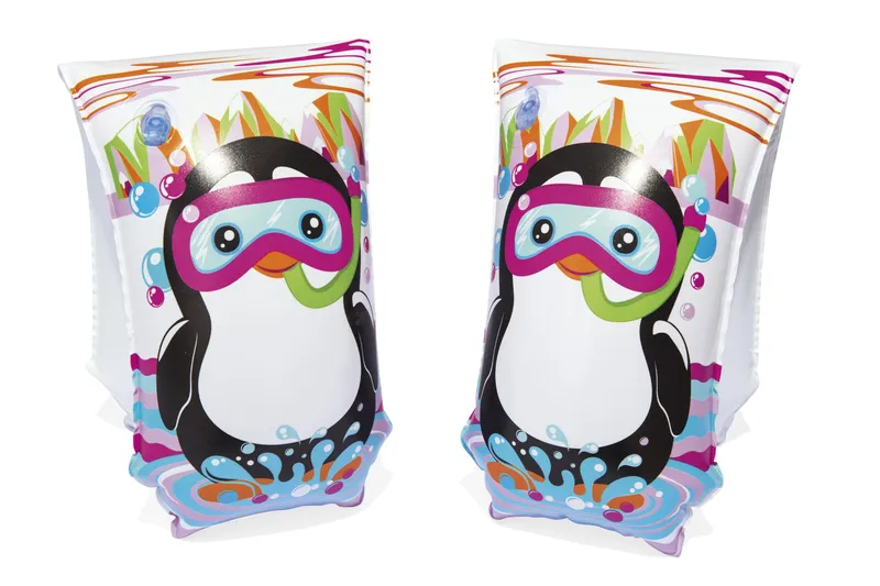 BESTWAY 32102 Rękawki Do Nauki Pływania Pingwinki 30cm X 15cm