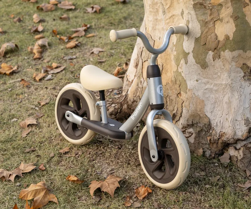 QPLAY Rowerek Biegowy Trainer Silver