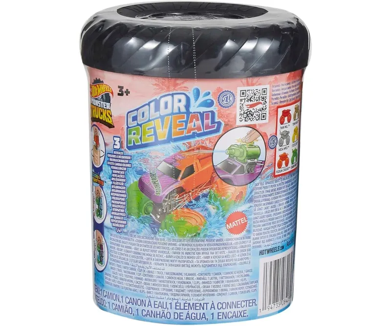MATTEL HJF39 Hot Wheels Monster Trucks Color Reveal