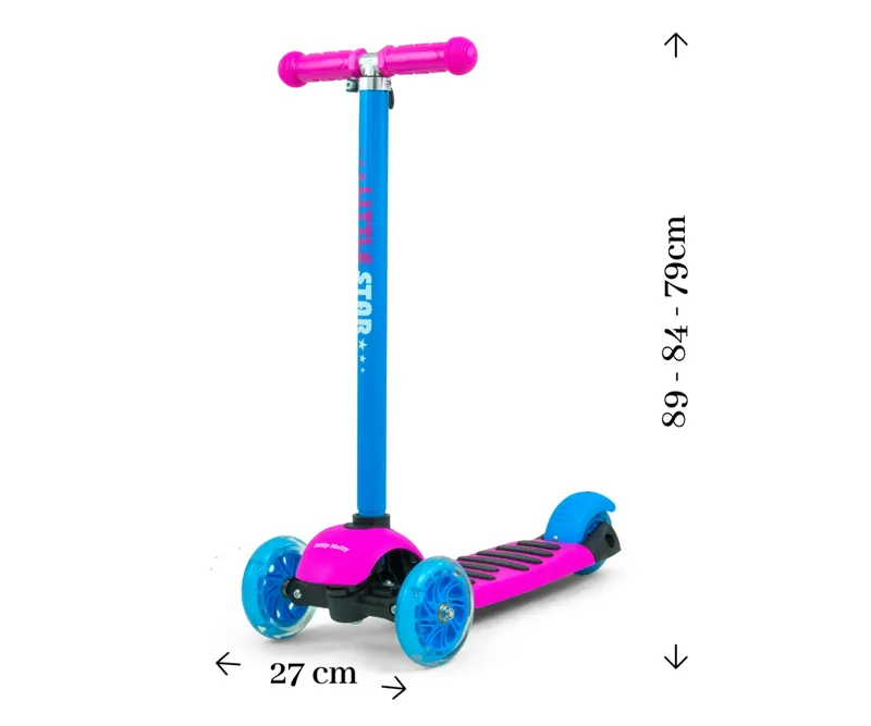 MILLY MALLY Scooter Little Star Pink-Blue