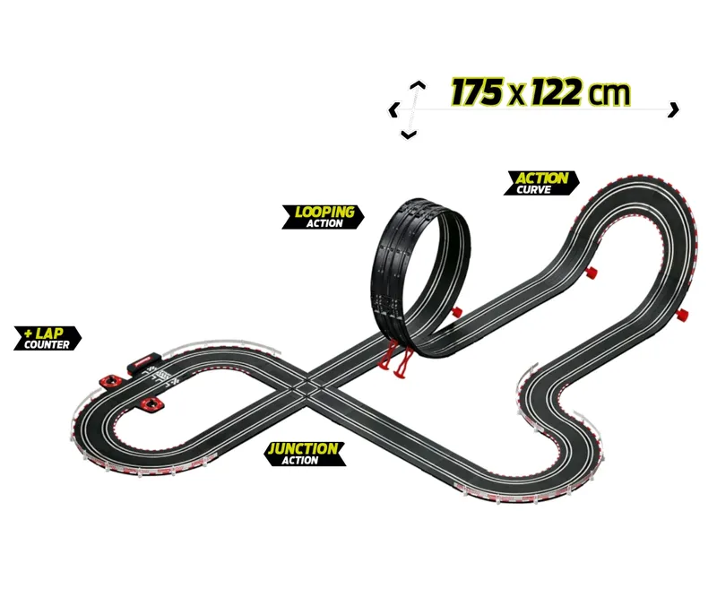 CARRERA Go 20062563 GT Super Challenge 6,3m
