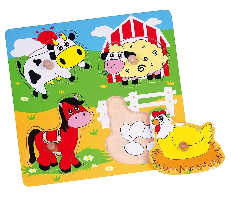 VIGA 59562 Puzzle Niespodzianka - Farma
