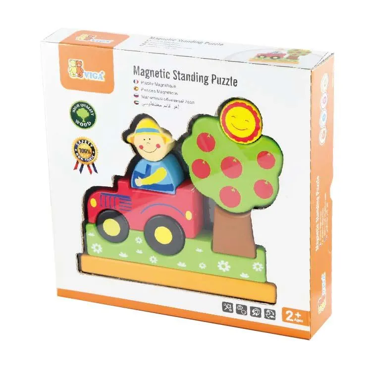 VIGA 59701 Klocki Magnetyczne - Farma