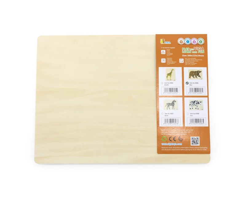 VIGA 44606 Puzzle Na Podkładce Z Uchwytami - Miś
