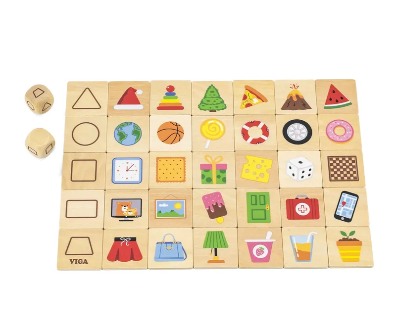 VIGA 44506 Puzzle - Zestaw Do Nauki Kształtów