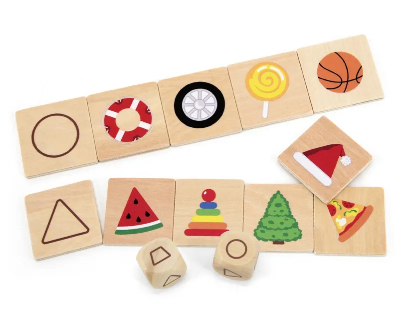 VIGA 44506 Puzzle - Zestaw Do Nauki Kształtów