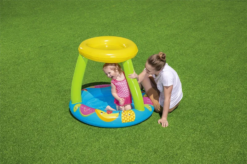 BESTWAY 52331 Basenik Z Daszkiem Owocowy Domek 94cm X 89cm X 79cm