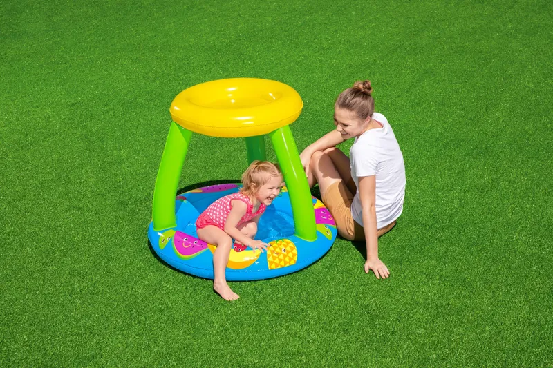 BESTWAY 52331 Basenik Z Daszkiem Owocowy Domek 94cm X 89cm X 79cm