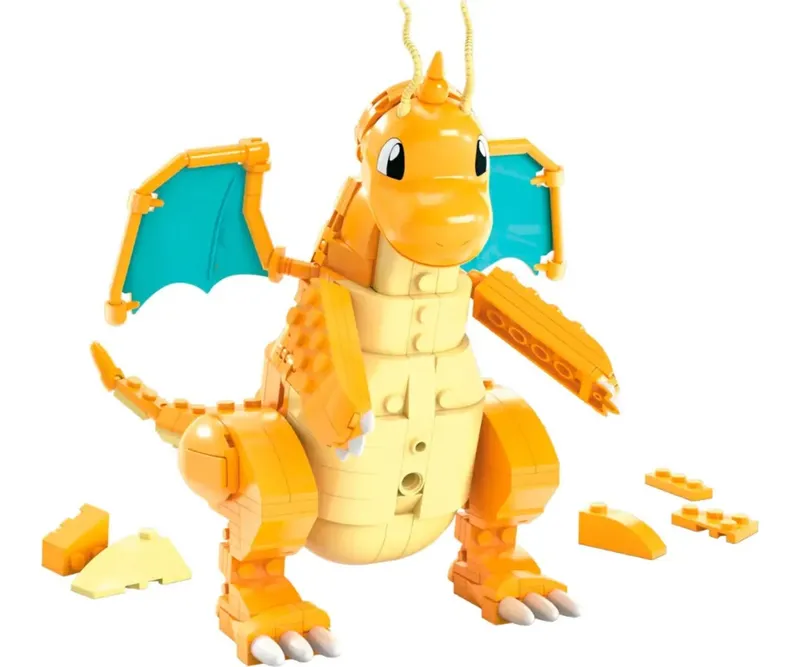 Mega Blocks HTK25 Pokemon Dragonite Zestaw Klocków - Latający Smok