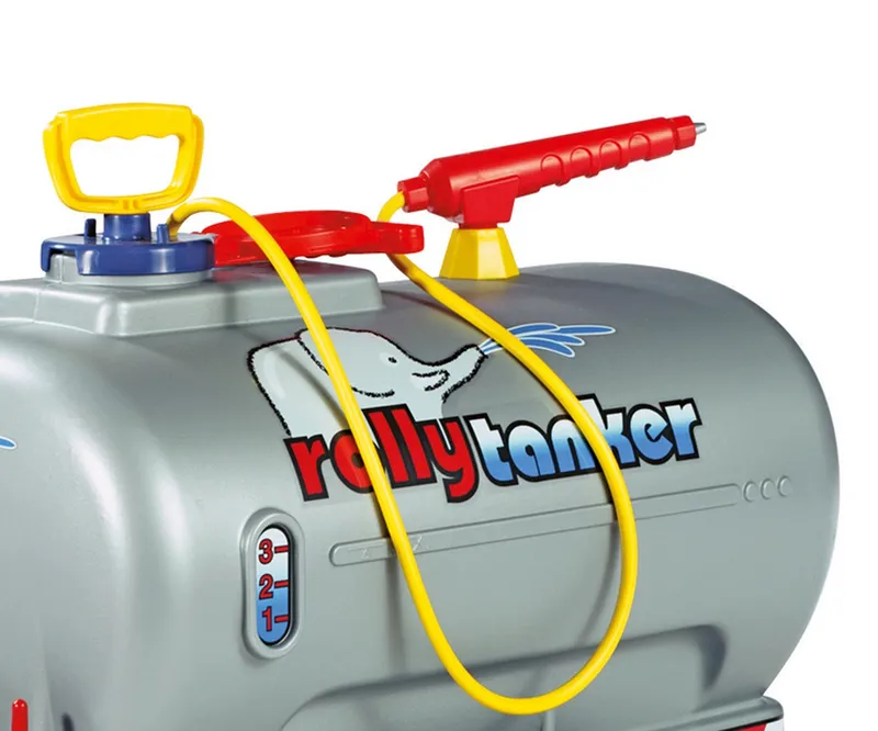 ROLLY TOYS 122776 Cysterna ROLLY Tanker Z Pompą I Sikawką 1-OŚ - Szara