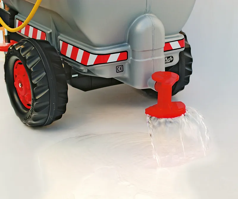 ROLLY TOYS 122776 Cysterna ROLLY Tanker Z Pompą I Sikawką 1-OŚ - Szara