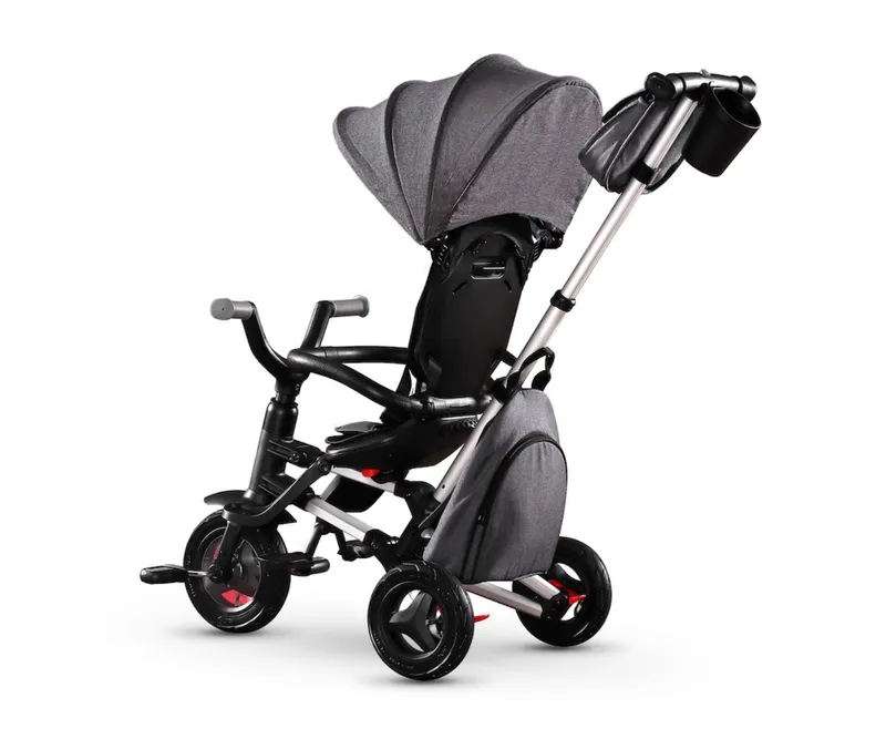 QPLAY Rowerek Trójkołowy Nova+ Rubber Grey