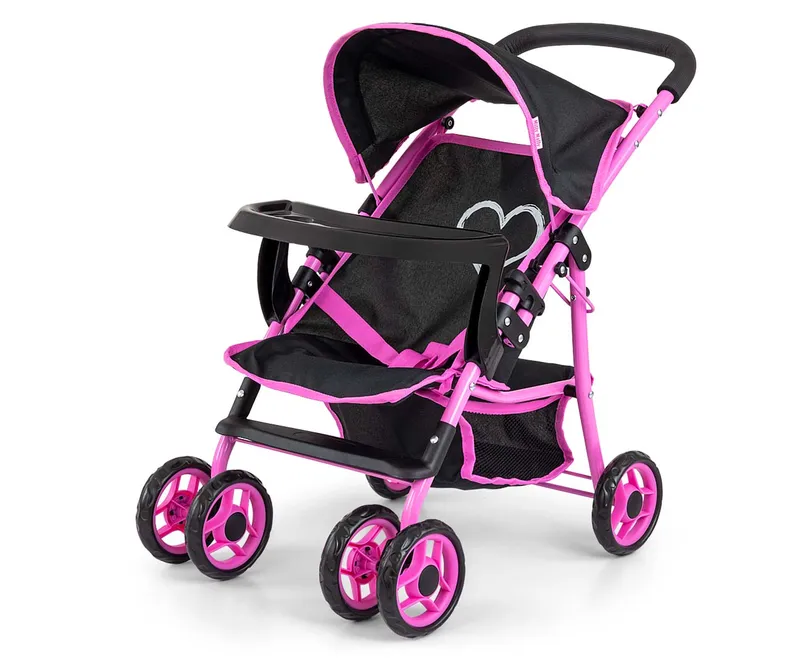 MILLY MALLY Wózek Dla Lalek Kate Prestige Black