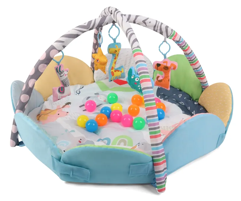 JL639-2A Mata Edukacyjna 2w1 Kwiat Zoo TUM-TUM