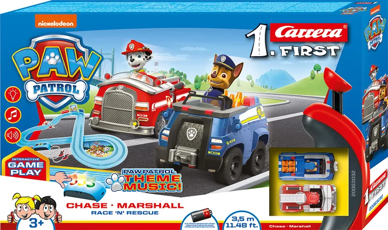 CARRERA First 20063032 Paw Patrol- Race 'n' Rescue 3,5m