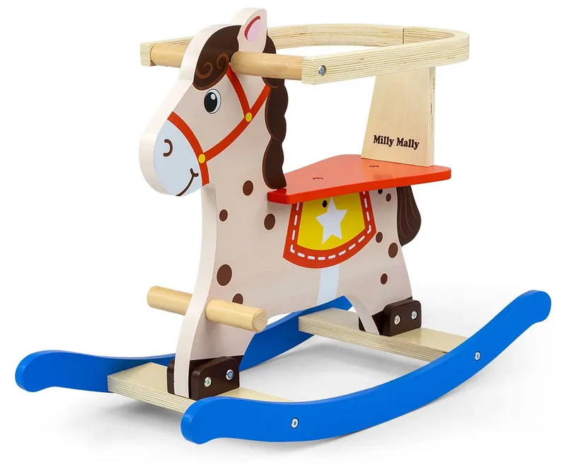 MILLY MALLY Koń Lucky 12 - Blue/Red