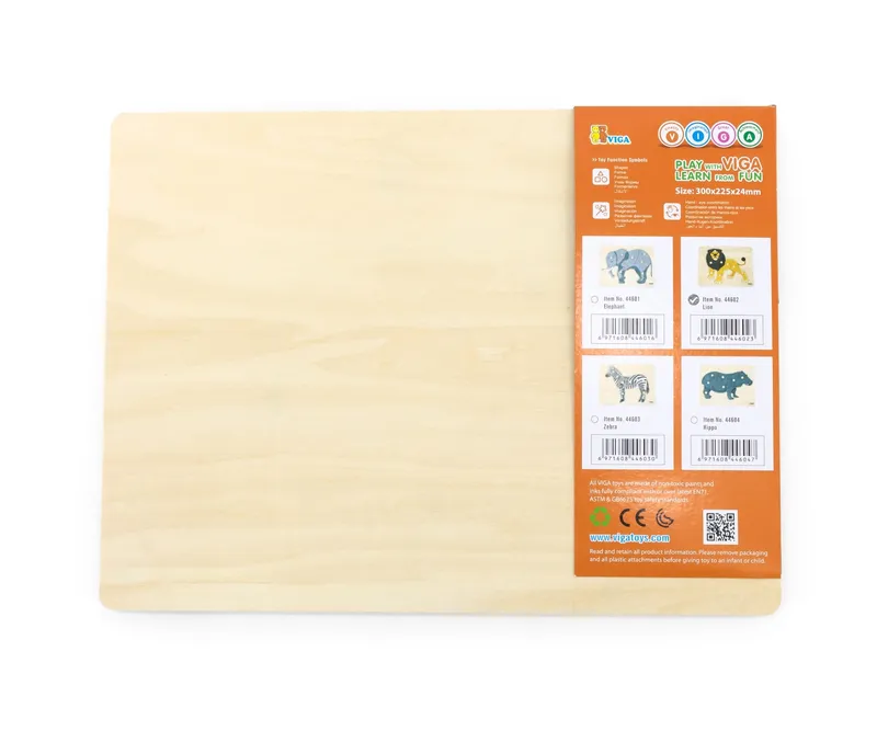 VIGA 44602 Puzzle Na Podkładce Z Uchwytami - Lew
