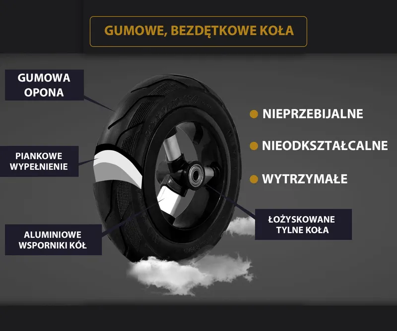 QPLAY Rowerek Trójkołowy Rito Rubber Red