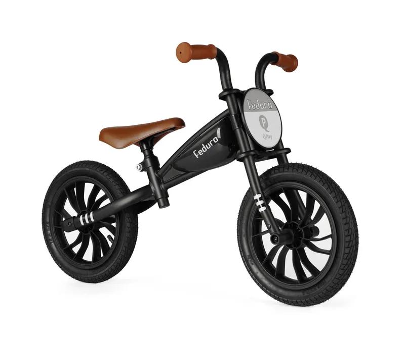 QPLAY Rowerek Biegowy Feduro Black