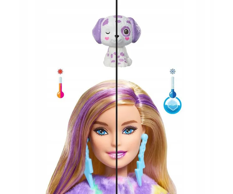MATTEL HRK41 BARBIE Cutie Reveal Lalka Piesek Dalmatyńczyk