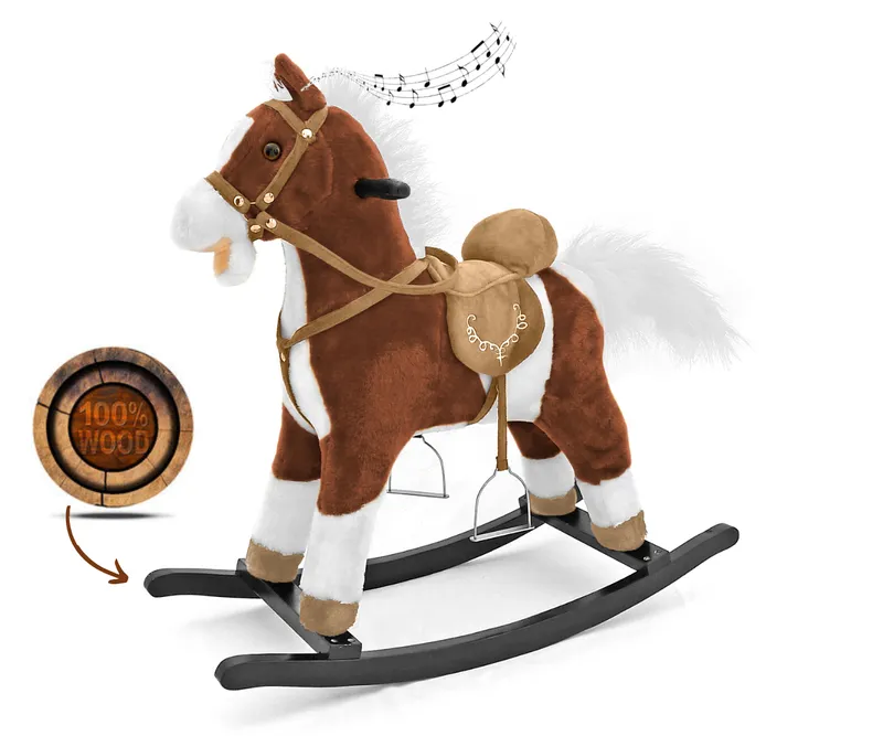 MILLY MALLY Koń Mustang Ciemny Brąz