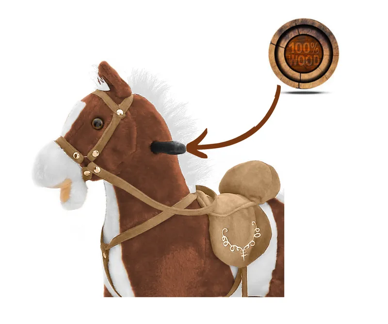 MILLY MALLY Koń Mustang Ciemny Brąz