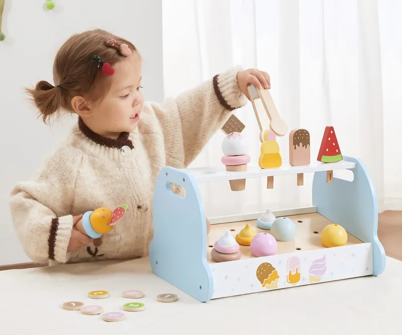 VIGA 44842 Drewniana Mini Lodziarnia Cukiernia