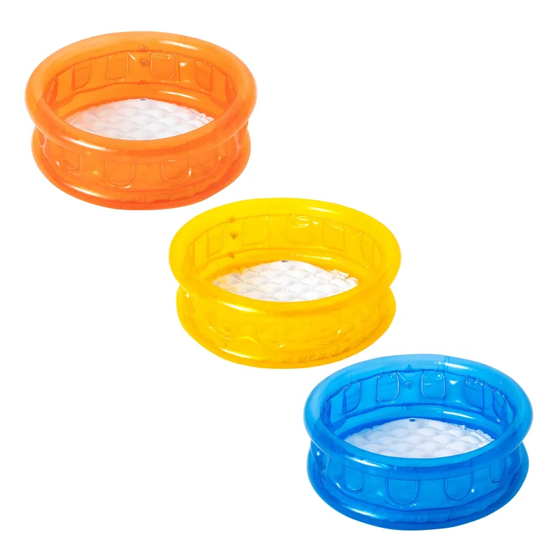 BESTWAY 51112 Mini Basenik Transparentny 64cm X 24cm - Żółty