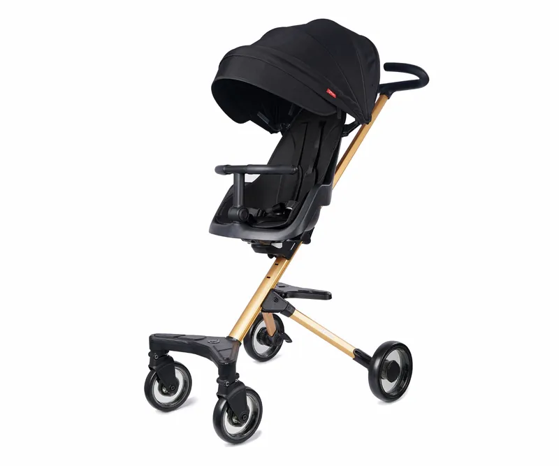 QPLAY Easy Wózek Dziecięcy 3w1 Golden/Black