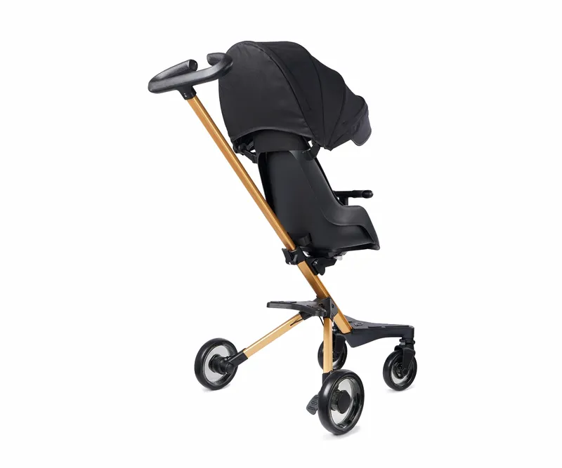 QPLAY Easy Wózek Dziecięcy 3w1 Golden/Black